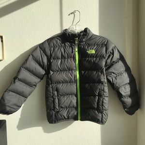 Kids black down North Face Jacket